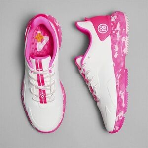 G/FORE GFORE MG4+ Camo Golf Shoe Sneaker Women's Size 7.5 Snow Knockout Pink NEW